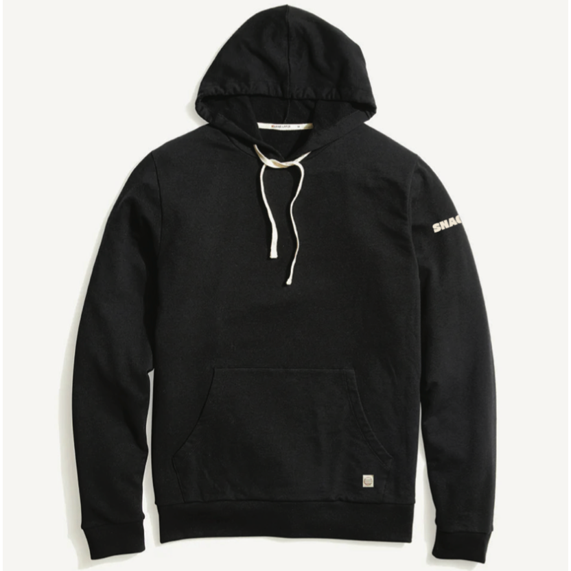Snagged Black Marine Layer Sweatshirt